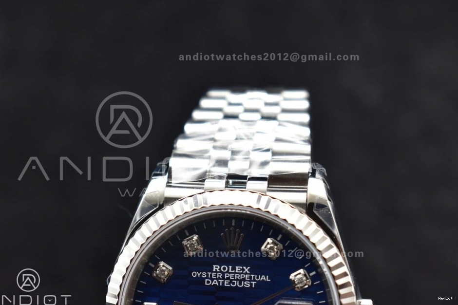 On VS3235 Bracelet SS Dial VSF 36 1:1 Blue Edition DateJust 904L 126234 Best Diamond Jubilee Steel 0411